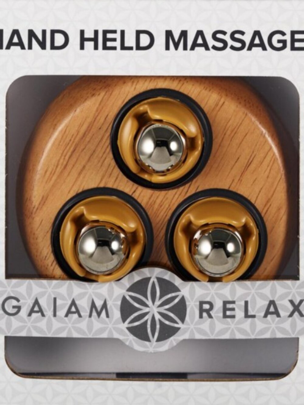 Gaiam Relax Handheld Massager | Stimulates Blood Flow, Soothes Sore Muscles